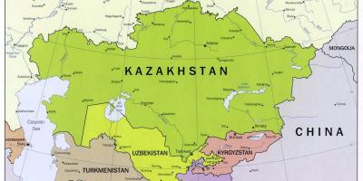 Uzbekistāna krievija karte